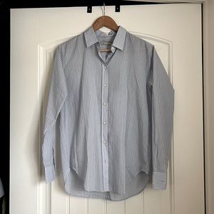 Everlane Blue Striped Button Down Size 4